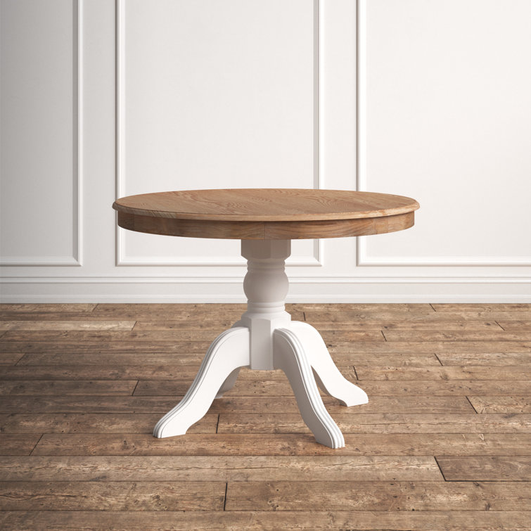 Parke 42” Round Sold Pine Pedestal Dining Table